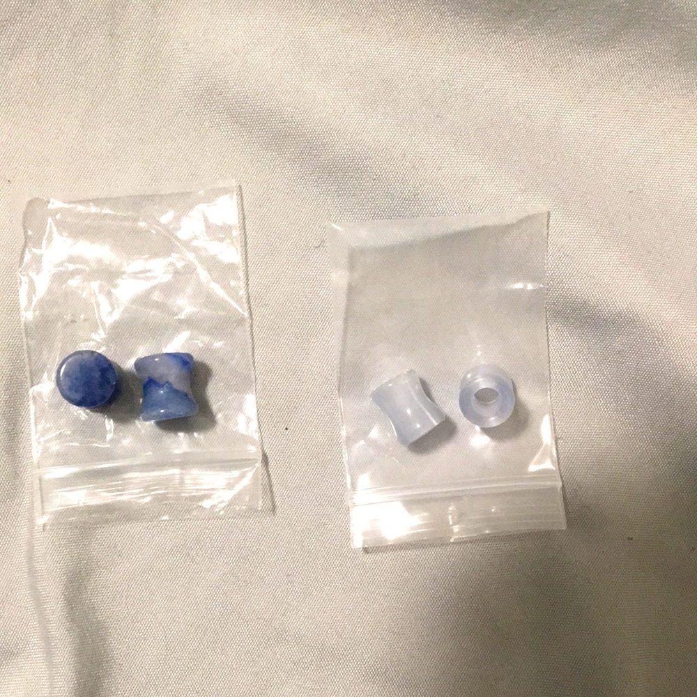 Two earrings for a stretched ears
